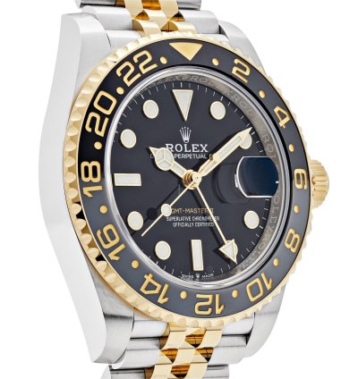 Rolex Gmt-master Ii 126713grnr Stainless Steel Yellow Gold Black Dial Jubilee 2024