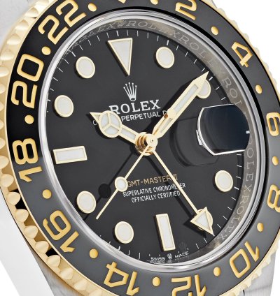 Rolex Gmt-master Ii 126713grnr Stainless Steel Yellow Gold Black Dial Jubilee 2024