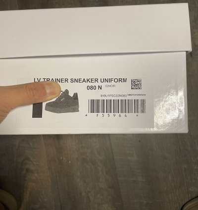 Louis Vuitton Trainer Black