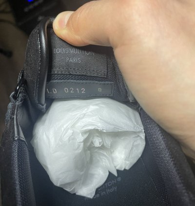 Louis Vuitton Trainer Black