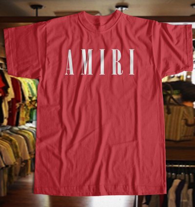 Amiri Logo Red T Shirt Size Usa S - 5xl