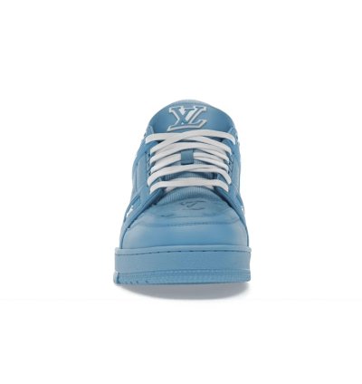 Louis Vuitton Trainer Blue Embossed Monogram