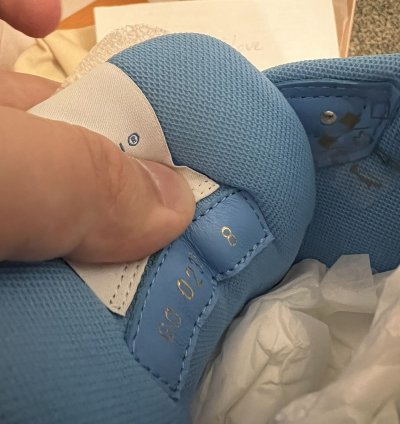 Louis Vuitton Trainer Denim Blue
