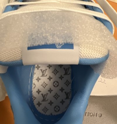 Louis Vuitton Trainer Denim Blue