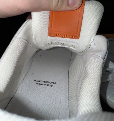 Louis Vuitton Trainer Line Sneaker 54 Orange White