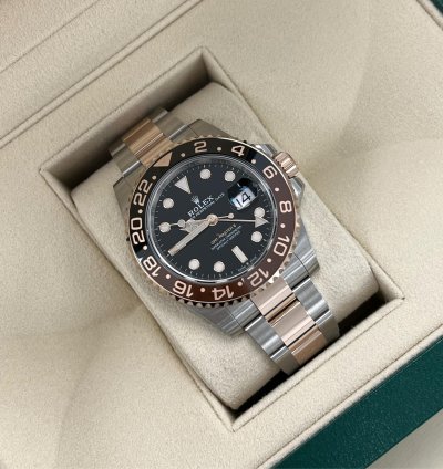 Rolex Gmt-master Ii 2024 Gmt-master Ii Root Beer 126711chnr Steel Rose Gold Box And Papers Unworn