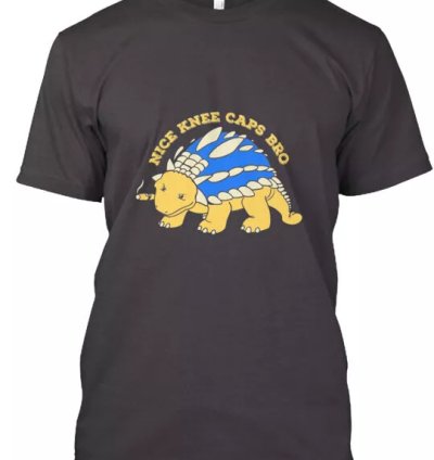 Angry Ankylosaurus T-shirt Made In The Usa Size S To 5xl