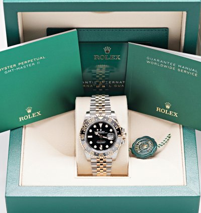 Rolex Gmt-master Ii 2025 New Two Tone Yellow Gold 126713grnr