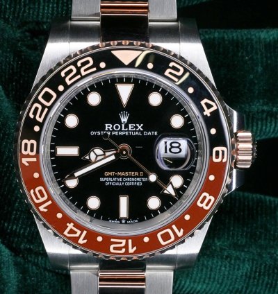 Rolex Gmt-master Ii 2025 New Unworn Gmt-master Ii Root Beer Two-tone Rose Gold Oyster Full Set 126711chnr