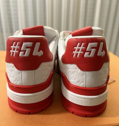Louis Vuitton Trainers Red 54