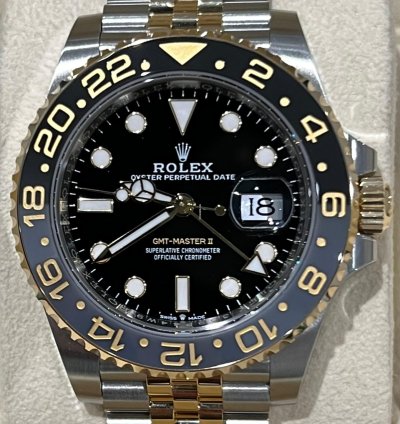Rolex Gmt-master Ii 2025 Steel And Yellow Gold Gmt-master Ii Zombie Jubilee Unworn Box Papers 126713grnr