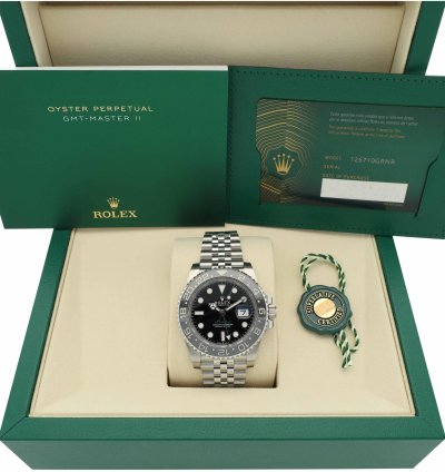 Rolex Gmt-master Ii 40 New 126710grnr 2025 New Box Papers International Warranty