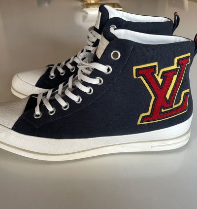 Louis Vuitton Varsity Fastball Hi-top Sneakers