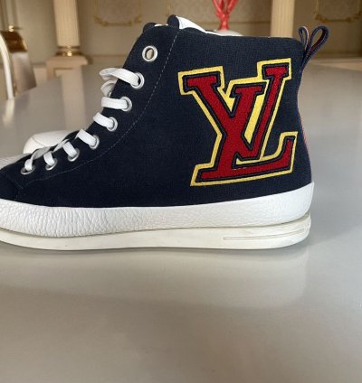 Louis Vuitton Varsity Fastball Hi-top Sneakers