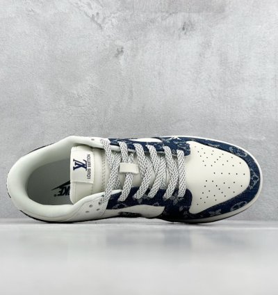 280 Lv X Nike Dunk Low Dark Blue Denim Xp3802-335df23