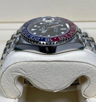 Rolex Gmt-master Ii 40mm 126710blro Pepsi Jubilee Black Dial Unworn Complete 2023