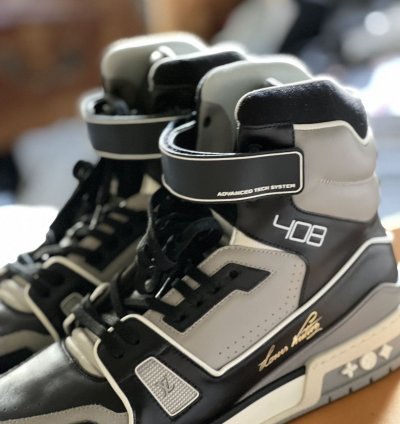 Louis Vuitton Virgil Abloh 408 High Top Sneaker Uk 8 5 Us9 5
