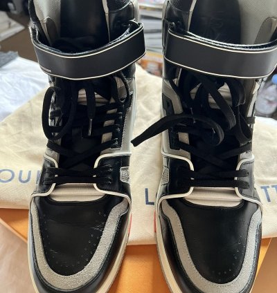 Louis Vuitton Virgil Abloh 408 High Top Sneaker Uk 8 5 Us9 5