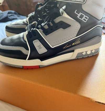 Louis Vuitton Virgil Abloh 408 High Top Sneaker Uk 8 5 Us9 5
