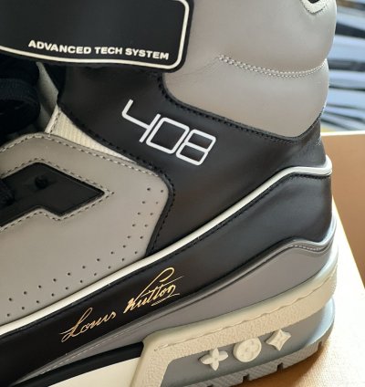 Louis Vuitton Virgil Abloh 408 High Top Sneaker Uk 8 5 Us9 5