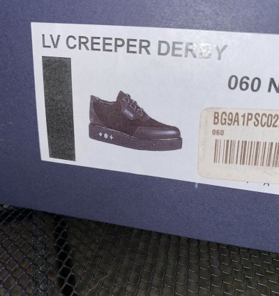 Louis Vuitton Virgil Abloh Lv Creeper Derby Ss19 Showpiece
