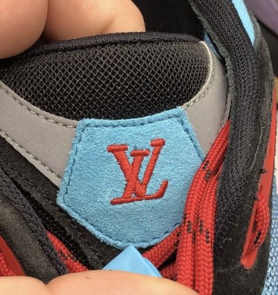 Louis Vuitton Virgil Abloh Purple Trail Sneakers