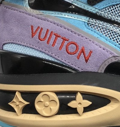Louis Vuitton Virgil Abloh Purple Trail Sneakers