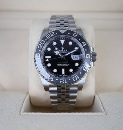 Rolex Gmt-master Ii 40mm Black Grey Ceramic Bezel Bruce Wayne Jubilee Bracelet