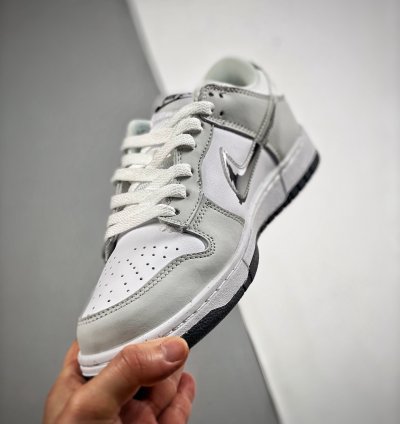 Nike Dunk Low glitch Swoosh Whitegrey Dv3033-001 For Sneaker Hello