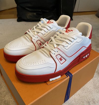 Louis Vuitton Virgil Abloh Red Sneaker