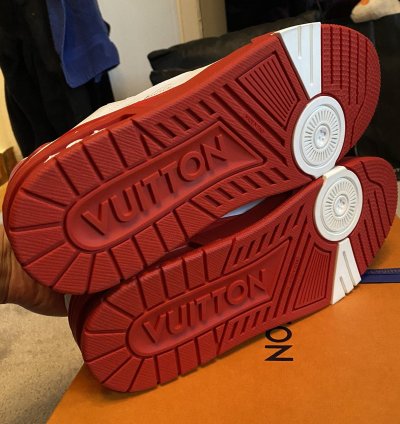 Louis Vuitton Virgil Abloh Red Sneaker