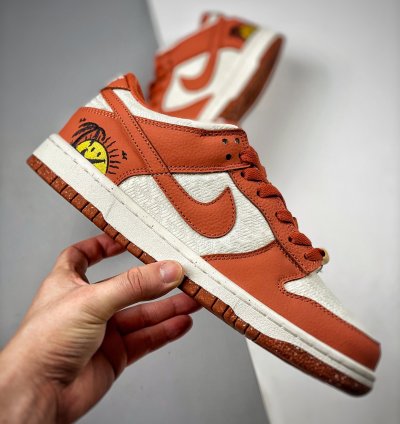 Nike Dunk Low Sun Club White Orange Dr5475-100 For