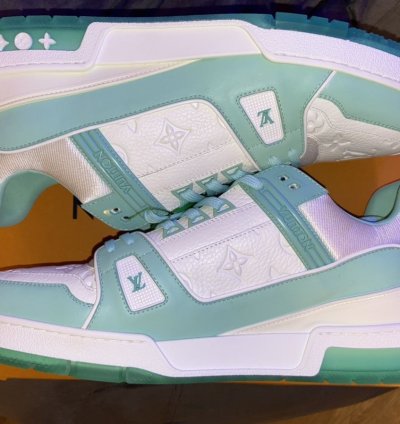Louis Vuitton Virgil Abloh Trainer mint Green Uk Size 12