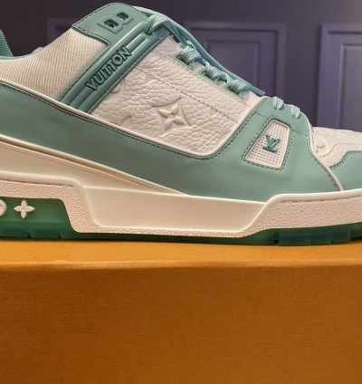 Louis Vuitton Virgil Abloh Trainer mint Green Uk Size 12