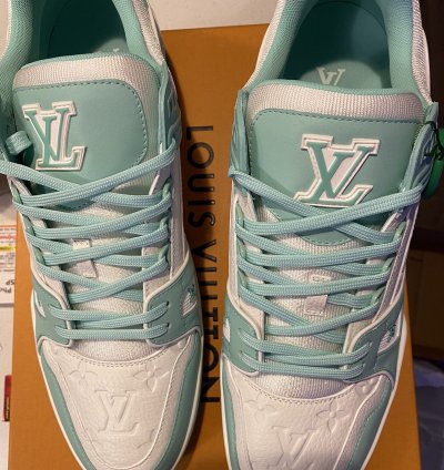 Louis Vuitton Virgil Abloh Trainer mint Green Uk Size 12