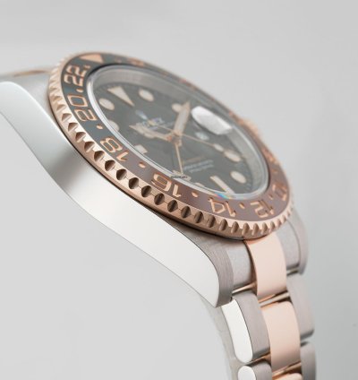 Rolex Gmt-master Ii 40mm Root Beer Steel Everose Gold Ceramic Bezel