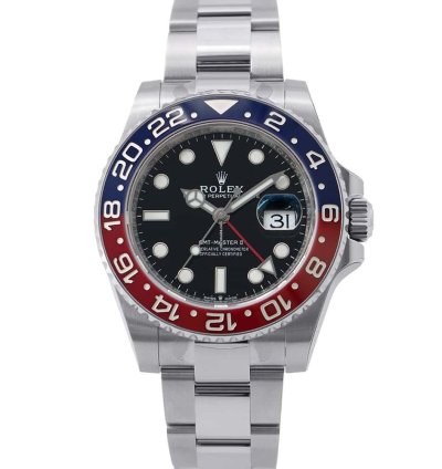 Rolex Gmt-master Ii 40mm Stainless Steel Black Dial