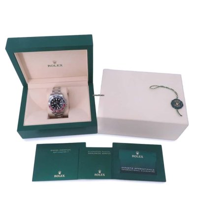 Rolex Gmt-master Ii 40mm Stainless Steel Black Dial