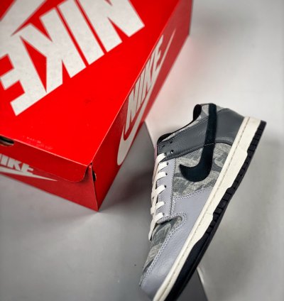 Nike Dunk Low Copy Paste Greyblack-white Dq5015-063 For