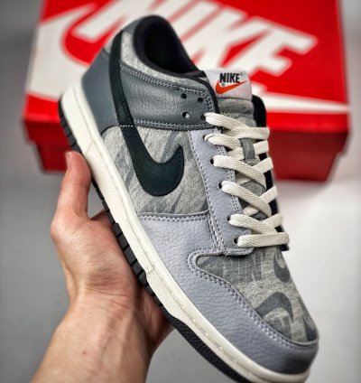 Nike Dunk Low Copy Paste Greyblack-white Dq5015-063 For