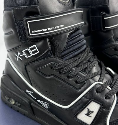 Louis Vuitton X408 Led Fiber Optic Light Up Black Sneaker