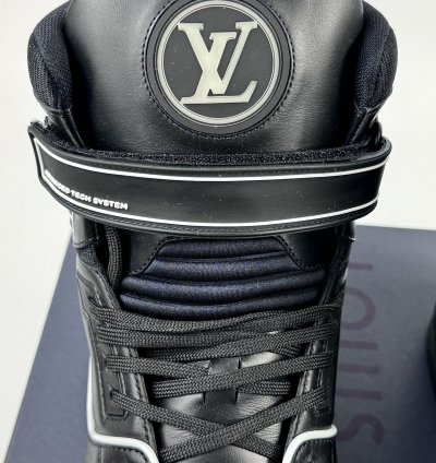 Louis Vuitton X408 Led Fiber Optic Light Up Black Sneaker