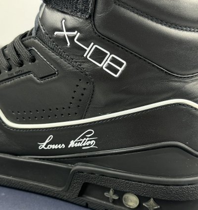Louis Vuitton X408 Led Fiber Optic Light Up Black Sneaker