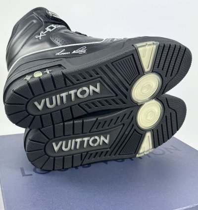Louis Vuitton X408 Led Fiber Optic Light Up Black Sneaker