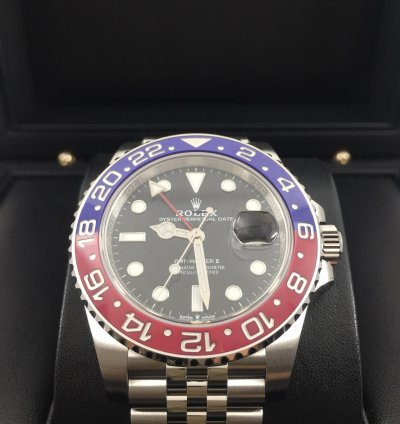 Rolex Gmt-master Ii Basel One 126710 Blro Pepsi Gmt-master Ii Steel 40mm Jubilee Strap