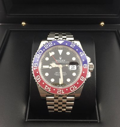 Rolex Gmt-master Ii Basel One 126710 Blro Pepsi Gmt-master Ii Steel 40mm Jubilee Strap