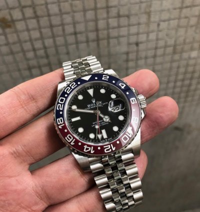 Rolex Gmt-master Ii Basel One 126710 Blro Pepsi Gmt-master Ii Steel 40mm Jubilee Strap