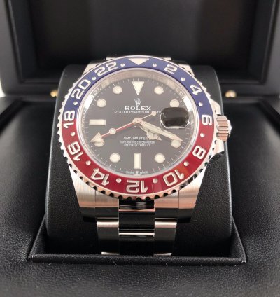 Rolex Gmt-master Ii Basel One 126710 Blro Pepsi Gmt-master Ii Steel 40mm Oyster Strap