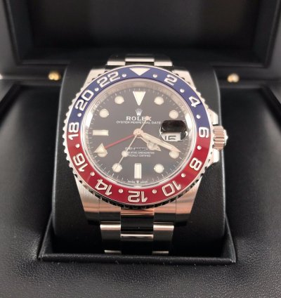 Rolex Gmt-master Ii Basel One 126710 Blro Pepsi Gmt-master Ii Steel 40mm Oyster Strap