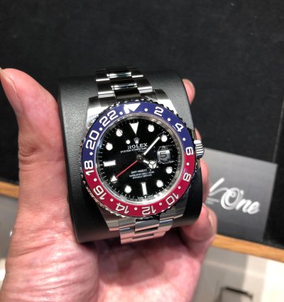 Rolex Gmt-master Ii Basel One 126710 Blro Pepsi Gmt-master Ii Steel 40mm Oyster Strap